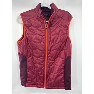 Brooks Shield Hybrid Vest 3.0 Men's Medium‎ Red Full Zip/Pockets Lightweight